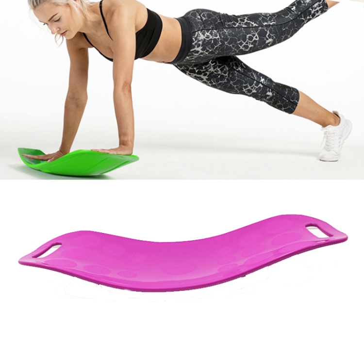 

ABS Twist Fitness Balance Board Abdomen Leg Swing Exercise Board Yoga Balance Board(Purple)
