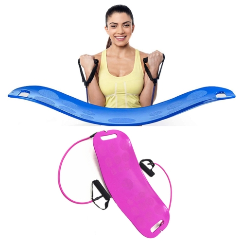 

ABS Twist Fitness Balance Board Abdomen Leg Swing Exercise Board Yoga Balance Board(Purple + Purple Rope)