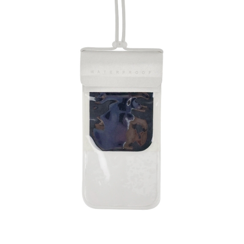 

BSFSSJD015 PU Phone Waterproof Bag Touch Screen Camera Transparent Swimming Rafting Beach Waterproof Phone Bag, Size: Free Size(Silver)