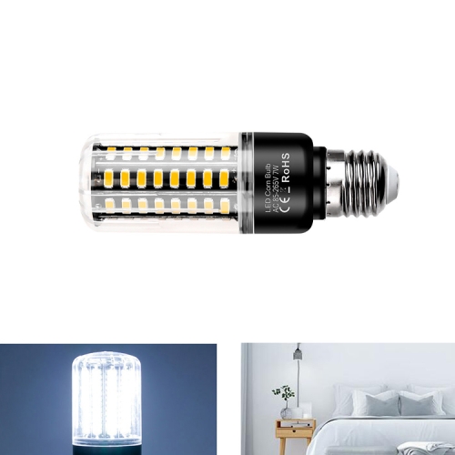 

7w 5736 LED Corn Light Constant Current Width Pressure High Bright Bulb(E27 White)