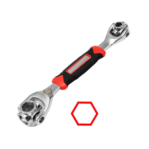 

CY-0015 Multi-Function Universal Sleeve Wrench, Specification: 8-21mm 8 In 1 With Magnetic