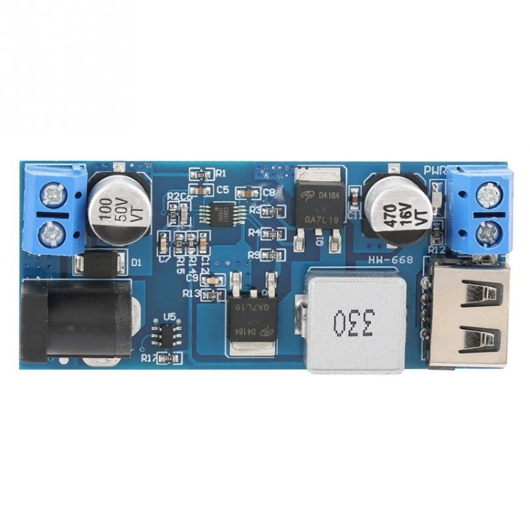 

HW-688 DC 5V6A Buck Module 12V24V To 5V Power Supply USB Charging 5A High Power 30W