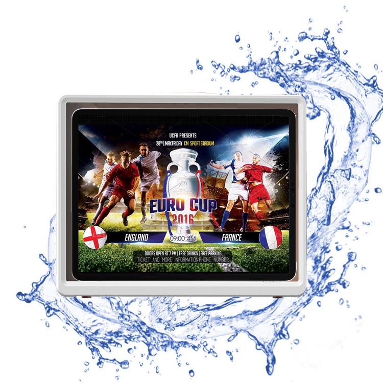 

Kitchen And Bathroom Punch-Free Waterproof And Oily Fume Tablet Holder Waterproof Box For IPad,Style: Fixed Model