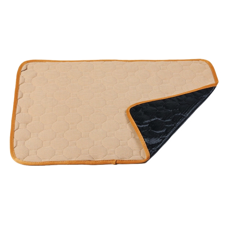

2 PCS 50x40cm Car Pet Injection Pad Waterproof Pad Cat Dog Sofa Waterproof Diapholic Carpet Water Absorbing Pad(Beige)