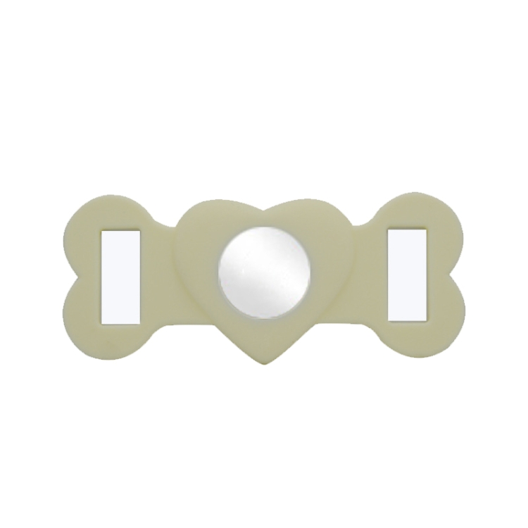 

2 PCS Tracking Anti-Lost Device Silicone Protective Cover For AirTag(Beige)
