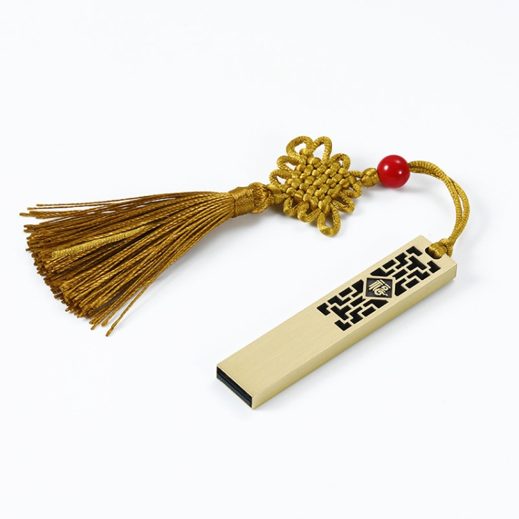 

JM03 Metal Classical Style U-Disk Window Grilles USB 2.0 Flash Drive, Capacity: 128GB(Blessing Window Grilles)