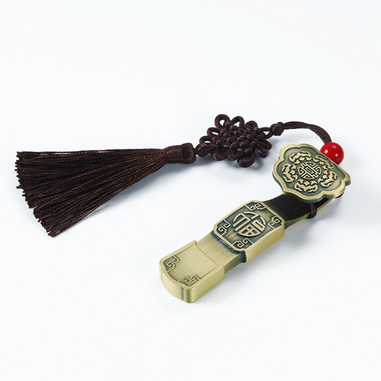 

JM03 Metal Classical Style U-Disk Window Grilles USB 2.0 Flash Drive, Capacity: 128GB(Five Blessings Ruyi)
