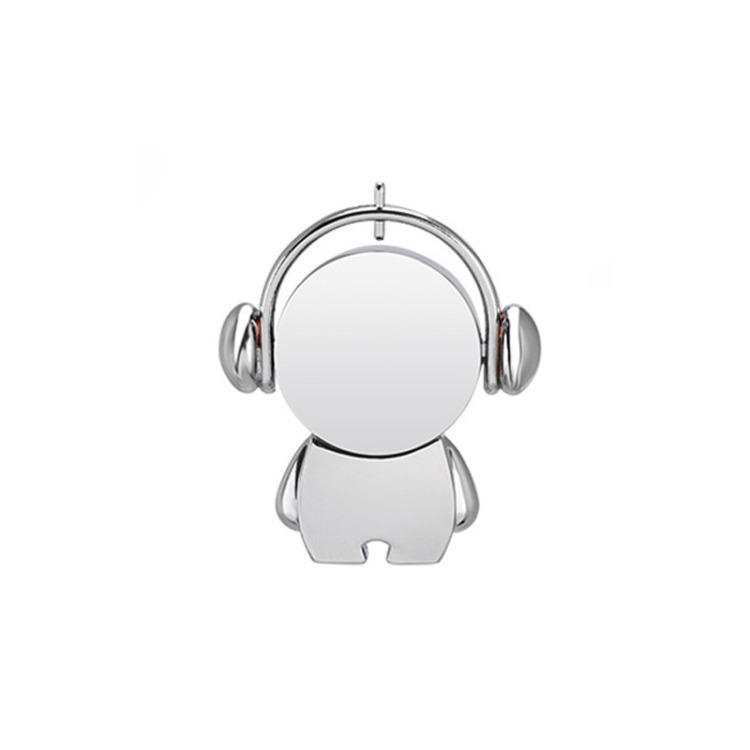 

Y01 Metal Musician Car Cartoon Style U Disk, Capacity: 128GB(Silver)