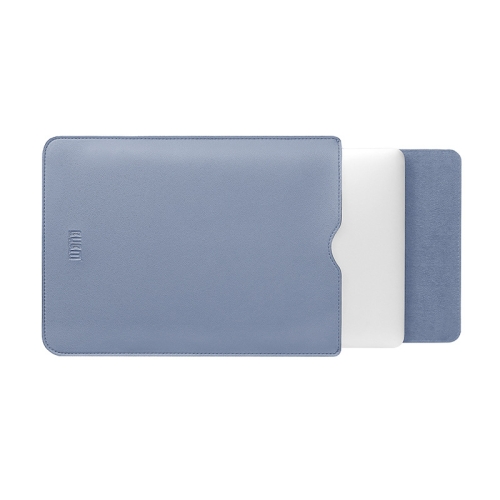 

BUBM PGDNB-13 Vertical Square Type Solid Color PU Leather Waterproof Laptop Handbag Liner Bag, Size: 15 inch(Sky Blue)
