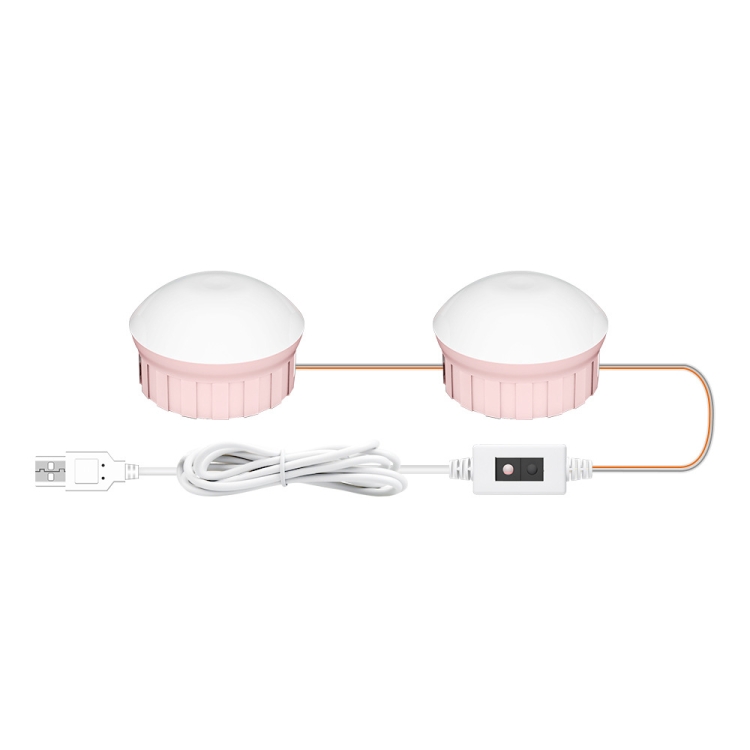 

LED Makeup Lamp Mirror Front Beauty Fill Light Hand Sweep Sensation Lamp, Power source: 2 Bulbs