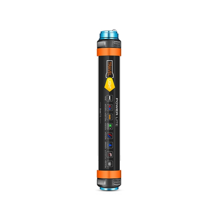 

T15 Outdoor LED Camping Light Multi-Function Emergency IP68 Waterproof Flashlight with Mosquito Repellent / Warning Function