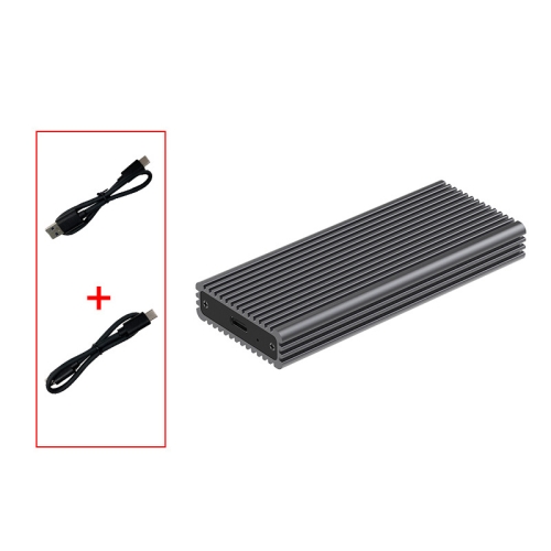 

M.2 NVME / NGFF Mobile Hard Disk Box TYPE-C3.1 Notebook External Solid State Drive Box, Style: PC280G NVME Double Cable
