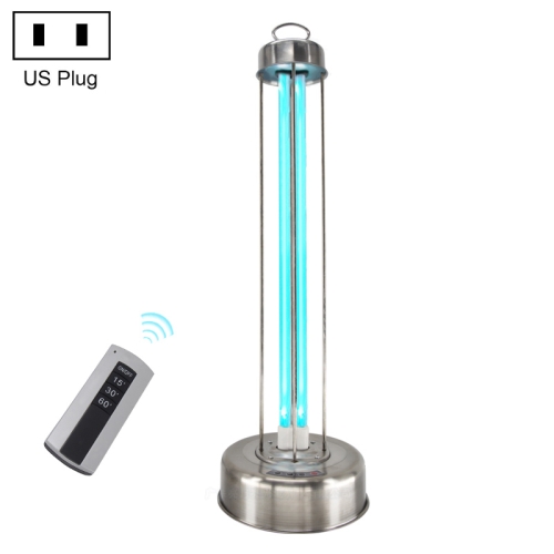 

75W Radar Sensing+Remote Control Portable Mobile Stainless Steel Sterilization Table Lamp(US Plug Ultraviolet )