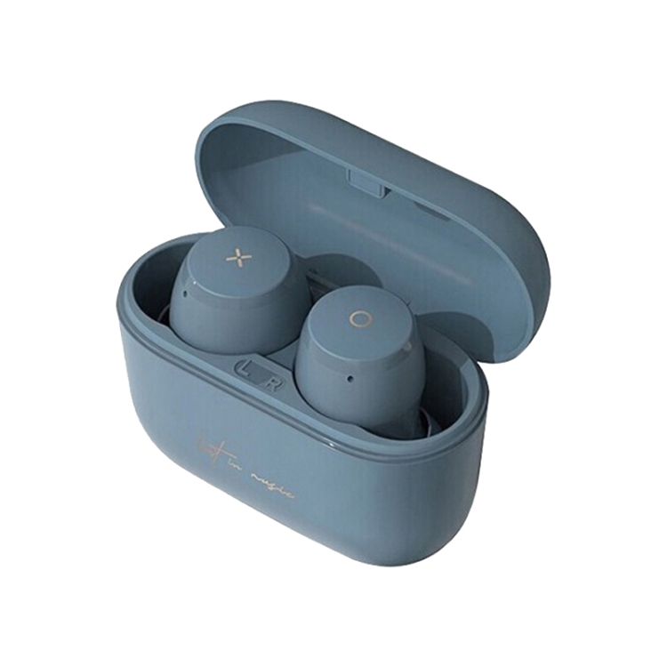 

Edifier MiniBuds Music Portable Mini Call Wireless Bluetooth 5.0 Earphone with Charing Box(Smog Blue)