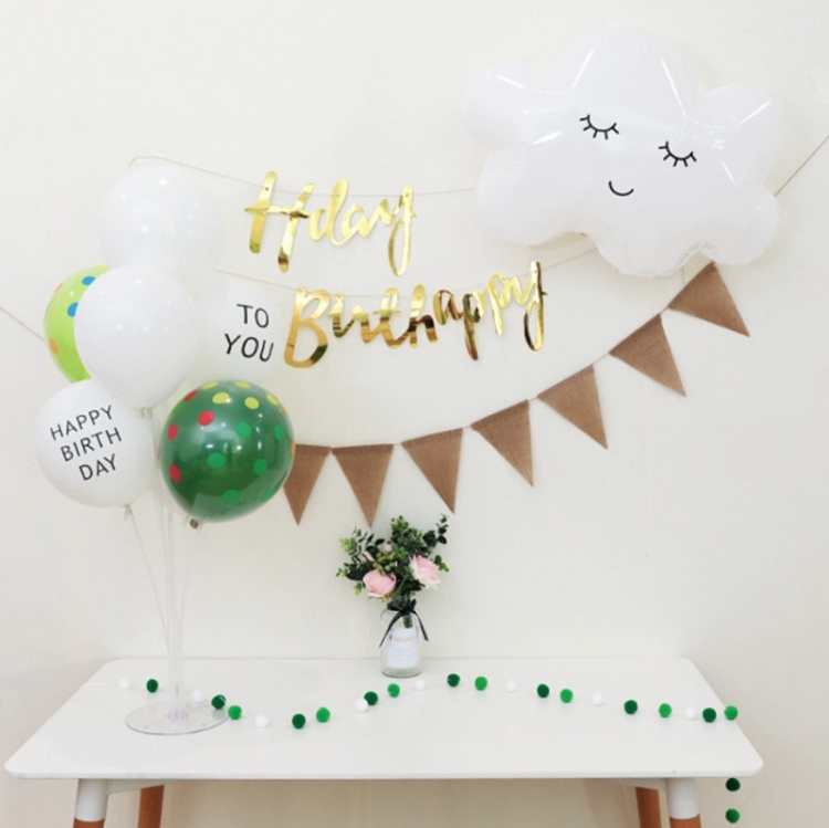 

Mori Children Birthday Balloon Decoration Party Background Wall Decoration Package Specification: Type 7