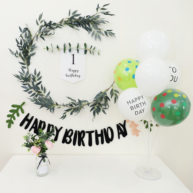 

Mori Children Birthday Balloon Decoration Party Background Wall Decoration Package Specification: Type 8