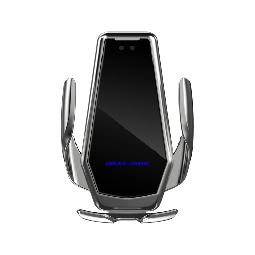 

H10 15W Automatic Wireless Charging Car Mobile Phone Bracket, Style: Capacitor(Star Silver)