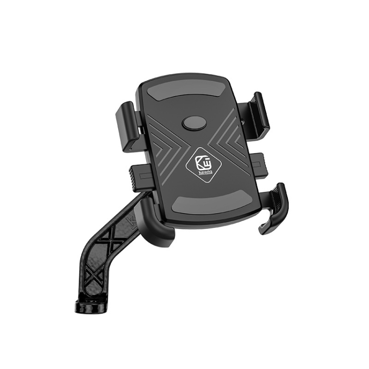 

Kewig M16-B Bicycle Motorcycle Outdoor Riding Fixed Mobile Phone Bracket, Style: Rearview Mirror(Black)