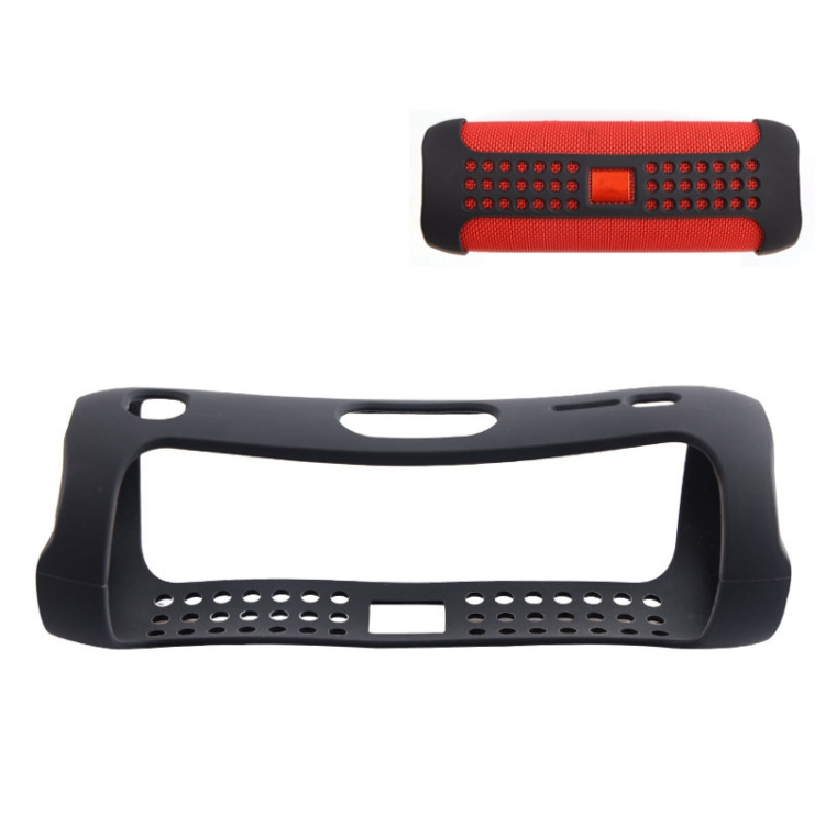

JBA-F5 Bluetooth Speaker Case Environmentally Friendly Silicone Protective Shell for JBL Flip 5(Black)