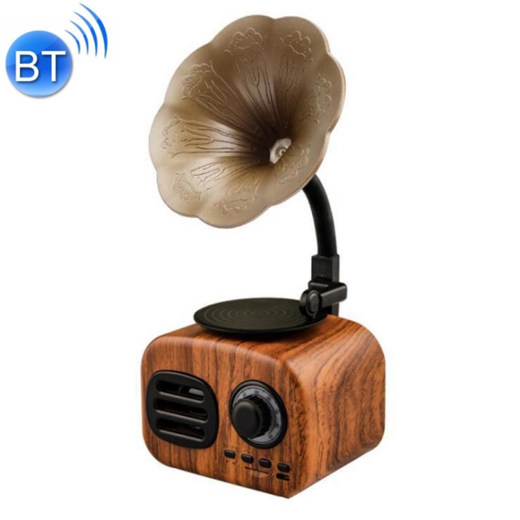 

Ft-05 Wireless Retro Bluetooth Speaker Gramophone Mini Player(Gold)