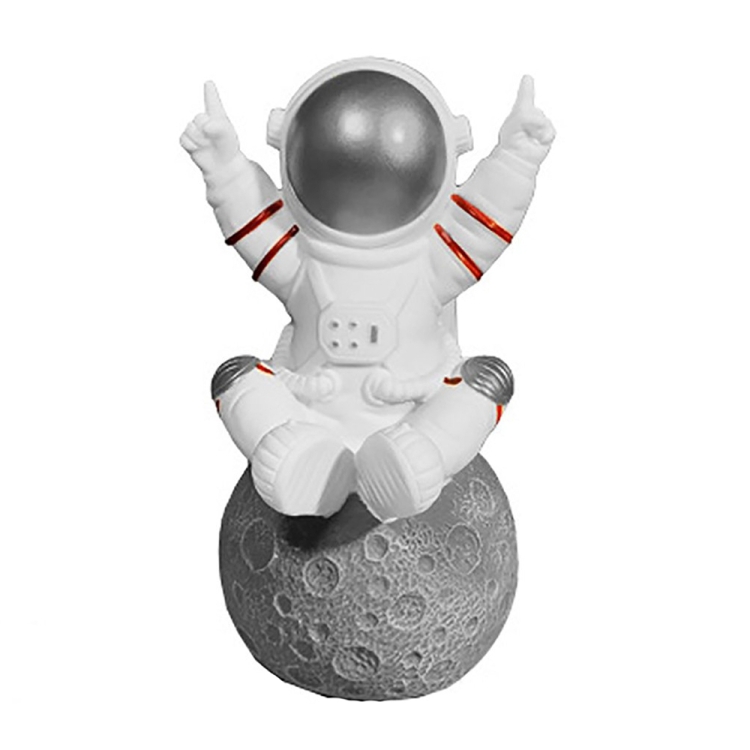 

Wireless Bluetooth Small Speaker TWS Mini Portable Astronaut Audio(Silver Gray)