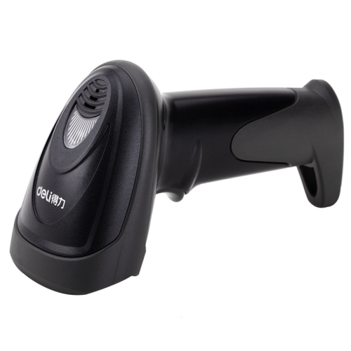 

Deli 14883 Express Code Scanner Issuing Handheld Wired Scanner, Colour： Black