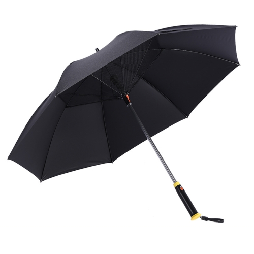 

GRC-008 USB Titanium Silver Plastic Fan Umbrella UV Protection Vinyl Sunshade Umbrella, Battery Capacity： 4800mAh (Black)