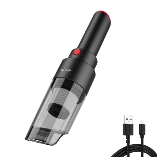 

WEL TRIP V12 Car Portable Hand-Held Vacuum Cleaner Household High-Suction Vacuum Cleaner, Color Classification: Wireless Black