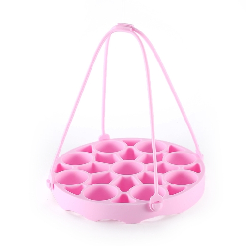 

Multifunctional Silicone Egg Steamer Can Be Detached As A Heat Insulation Pad(Pink)