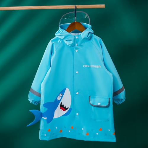 

YYD1553 Cartoon Children Poncho Students Cape Raincoat, Size: M(Blue)