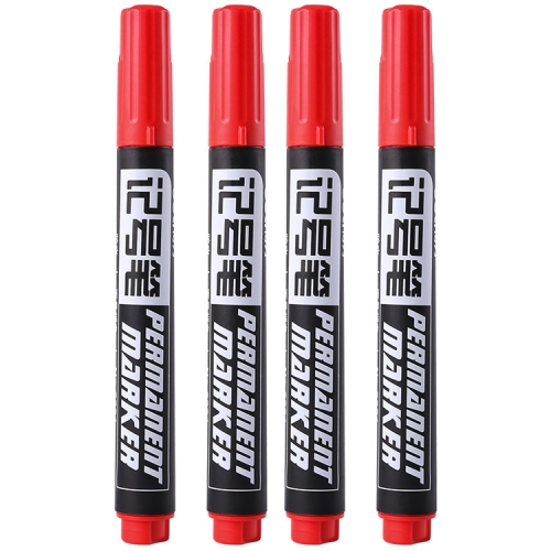 

2 PCS Permanent Oil-Ink Mark Pens Stationery School & Office Supplies CD Marker Pen(Red )