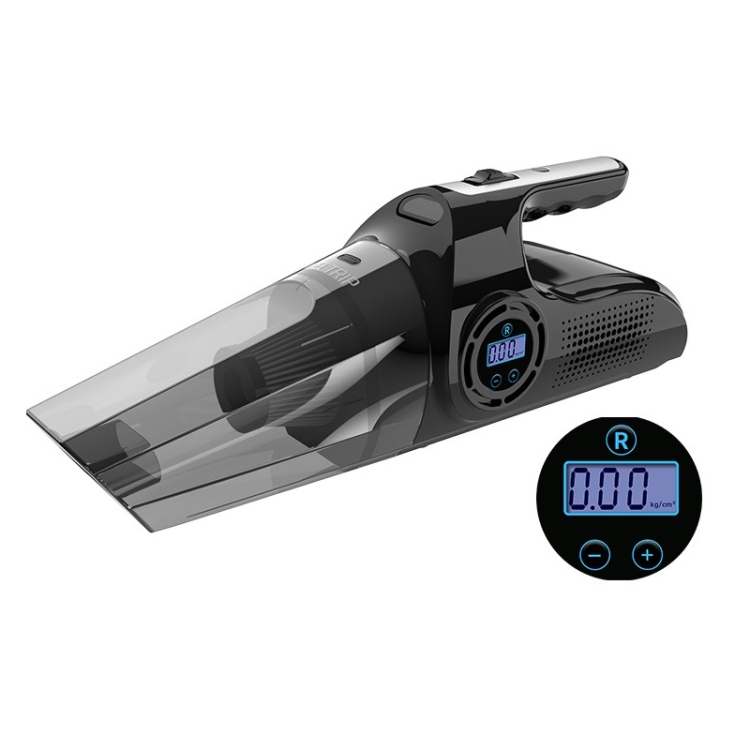 

WEL TRIP VM21 4 in 1 Tire Air Pump Car Portable Handheld Vacuum Cleaner, Color Classification: Wireless Digital Display