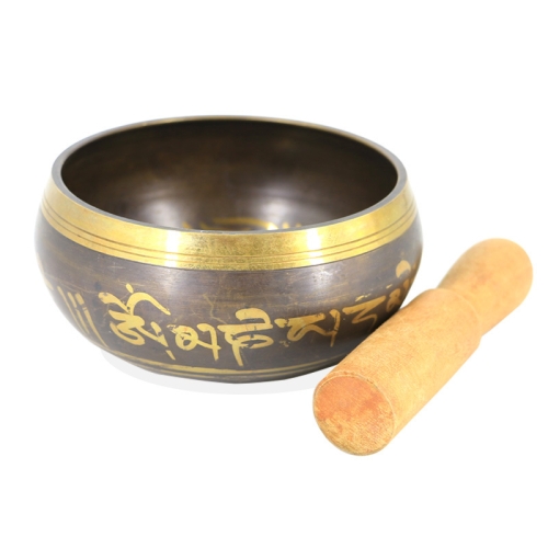 

FB02-T8 Buddha Sound Bowl Yoga Meditation Bowl Home Decoration, Random Color And Pattern Delivery, Size: 8.5cm(Bowl+Small Wooden Stick)
