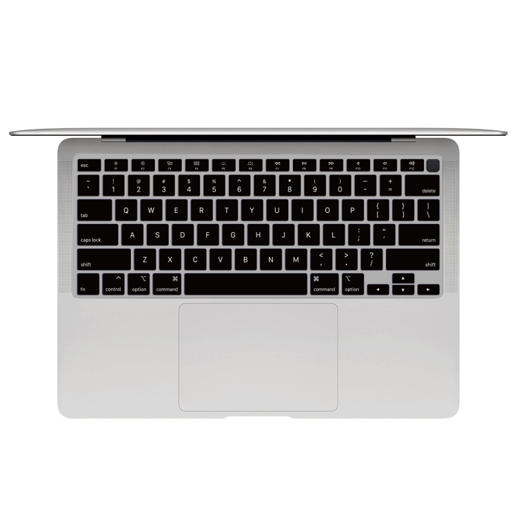 

10 PCS Laptop Dust-Proof Waterproof Keyboard Film For MacBook Air 13.3 Inch A2337 2020 US Version (Transparent Black)