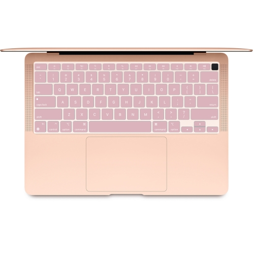 

10 PCS Laptop Dust-Proof Waterproof Keyboard Film For MacBook Air 13.3 Inch A2337 2020 US Version (Pink)