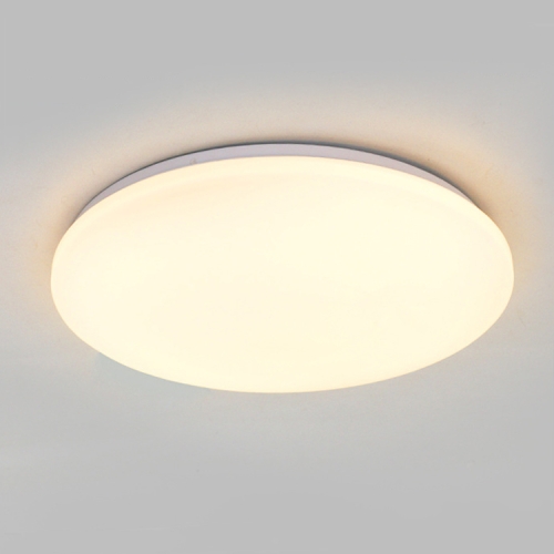 

QSXDD-TJ Waterproof Ceiling Light LED Bathroom Moisture-Proof Dust-Proof Circular Ceiling Lamp, Power source: 18W 350mm(Warm White)