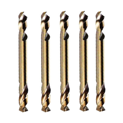 

10 PCS M35 Cobalt-Containing Twist Drill Bit High-Speed Steel Double Head Metal Steel Plate Expansion Hole Drill, Model: Double Head 3.0mm