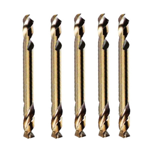 

10 PCS M35 Cobalt-Containing Twist Drill Bit High-Speed Steel Double Head Metal Steel Plate Expansion Hole Drill, Model: Double Head 3.2mm