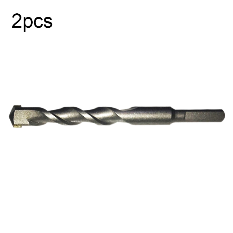 

10 PCS Hand Electric Drill Shock Drill Wall Mix Soil Cement Wall Construction Drill Bit, Model: 14x150mm Triangle Handle