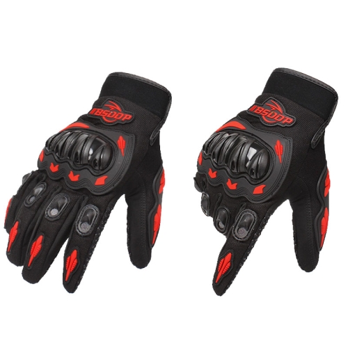 

BSDDP RH-A010 Motorcycle Riding Gloves Anti-Slip Wear-resisting Outdoor Gloves, Size: XL(Red)