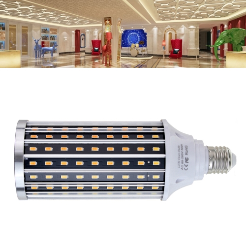 

220V 50W Corn Light LED Warehouse Light 5730 No Cover Aluminum Energy-Saving Lamp, Specification: E27 3000K (Warm White)