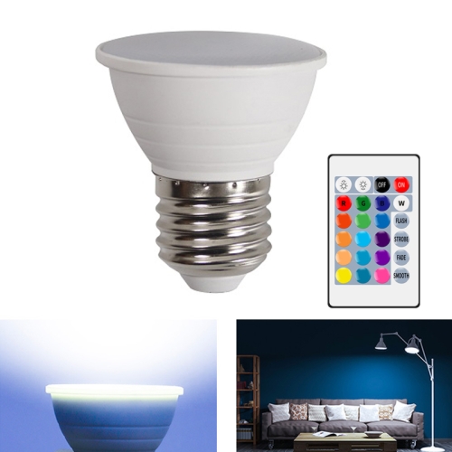 

Energy-Saving LED Discoloration Light Bulb Home 15 Colors Dimming Background Decoration Light, Style: Milky White Cove E27(RGB White)