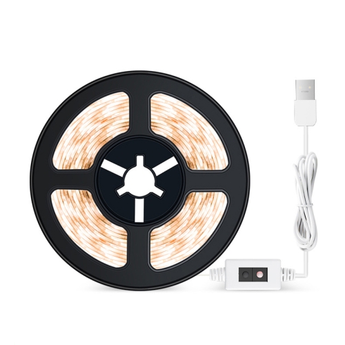 

Low Voltage Light Strip LED Hand Scan Induction Flexible Soft Lamp Strip Bedroom Ceiling TV Cabinet Wardrobe Light, Product specifications: Waterproof 4m(Warm Light)