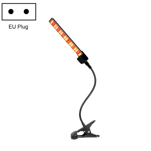 

LED Clip Plant Light Timeline Remote Control Full Spectral Fill Light Vegetable Greenhouse Hydroponic Planting Dimming Light, Specification: One Head EU Plug