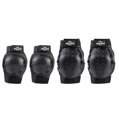 

4 PCS / Set BSDDP BSD1006 Motorcycle Breathable Anti-Fall Short Knee And Elbow Pads Off-Road Rider Equipment Protective Gear