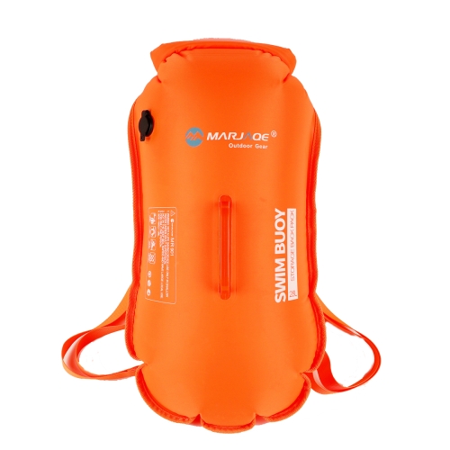 

MARJAQE MR901 Double Airbags Swimming Drift Buoy Detachable Waterproof Backpack Outdoor Swimming Storage Bag, Capacity: 35L