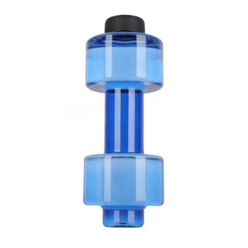 

2 PCS Portable Home Fitness Dumbbell Water Bottle, Capacity: 550ml(Blue)