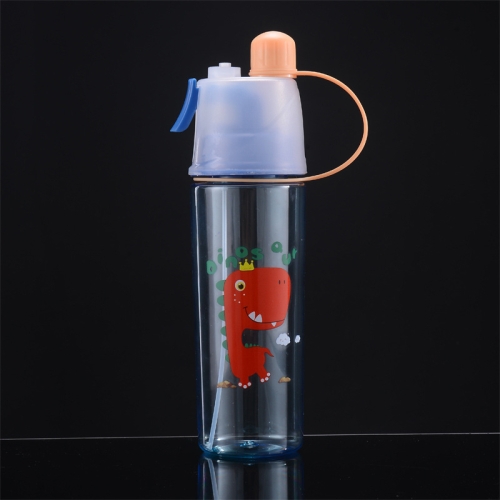 

2 PCS Children Plastic Water Cup Outdoor Sports Spray Cup, Capacity: 600ml(Dinosaur)