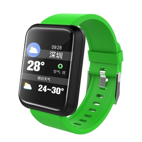 

Sport 3 Smart Watch Blood Pressure IP68 Waterproof Fitness Tracker Clock Smartwatch For IOS Android Wearable Devices(Green )