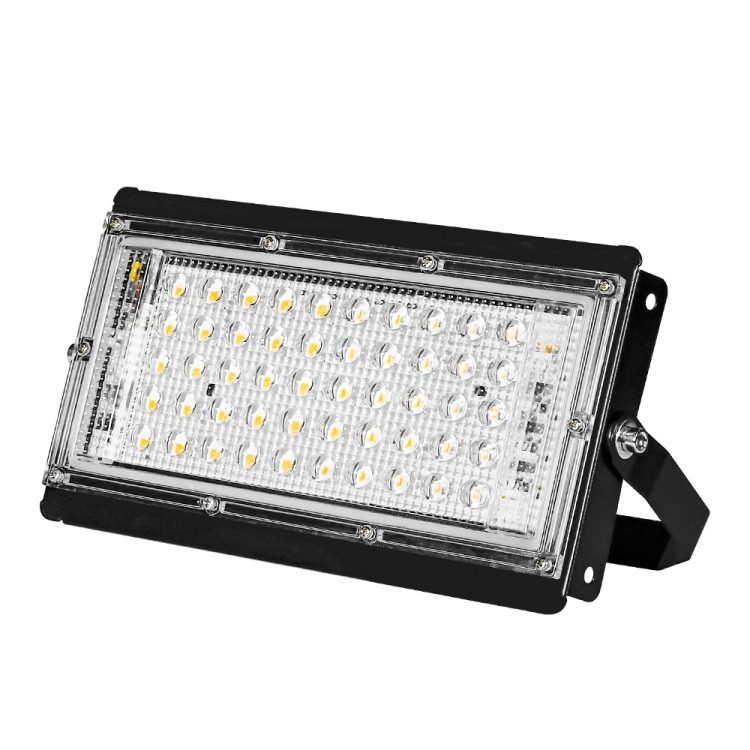 

LED Plant Light Full Spectroscopy Waterproof Growth Lamp Seedlings Vegetable Filling Lamp, Power: Three-wire Access 50 Beads 50W(Pink Light)